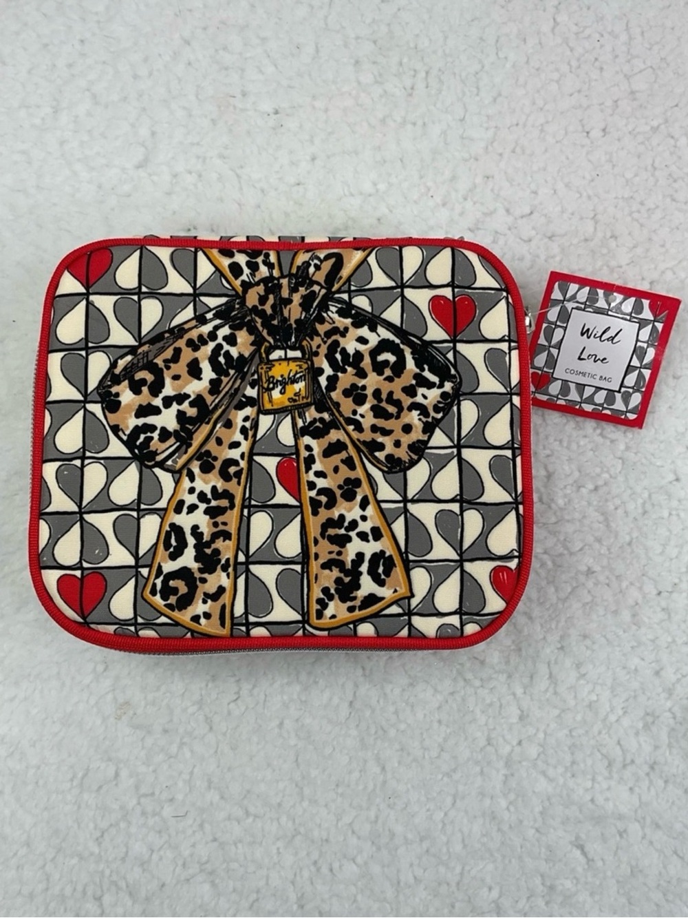 Brighton Wild Love Cosmetics Zip Around Case NWT